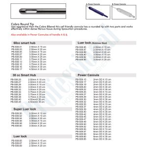 Cobra Liposuction Cannula Round